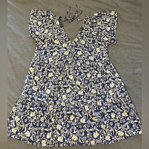 Old Navy Women’s V-Neck Tiered Mini Swing Dress Size Large